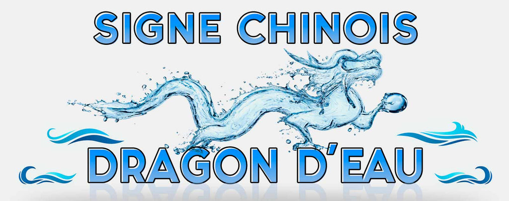Signe chinois dragon d'eau