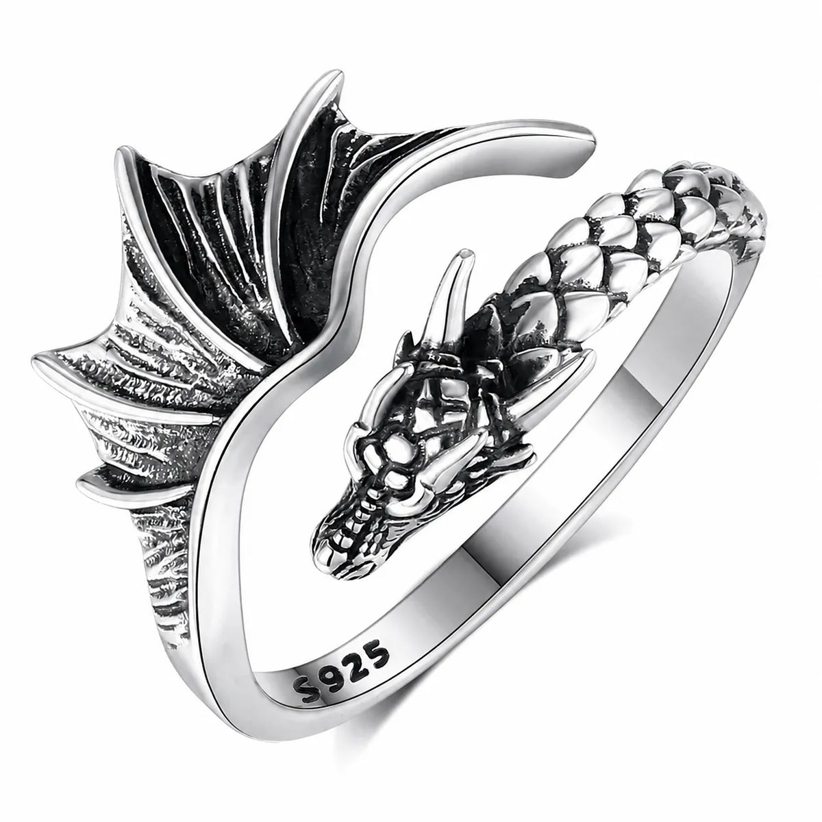bague aile de dragon