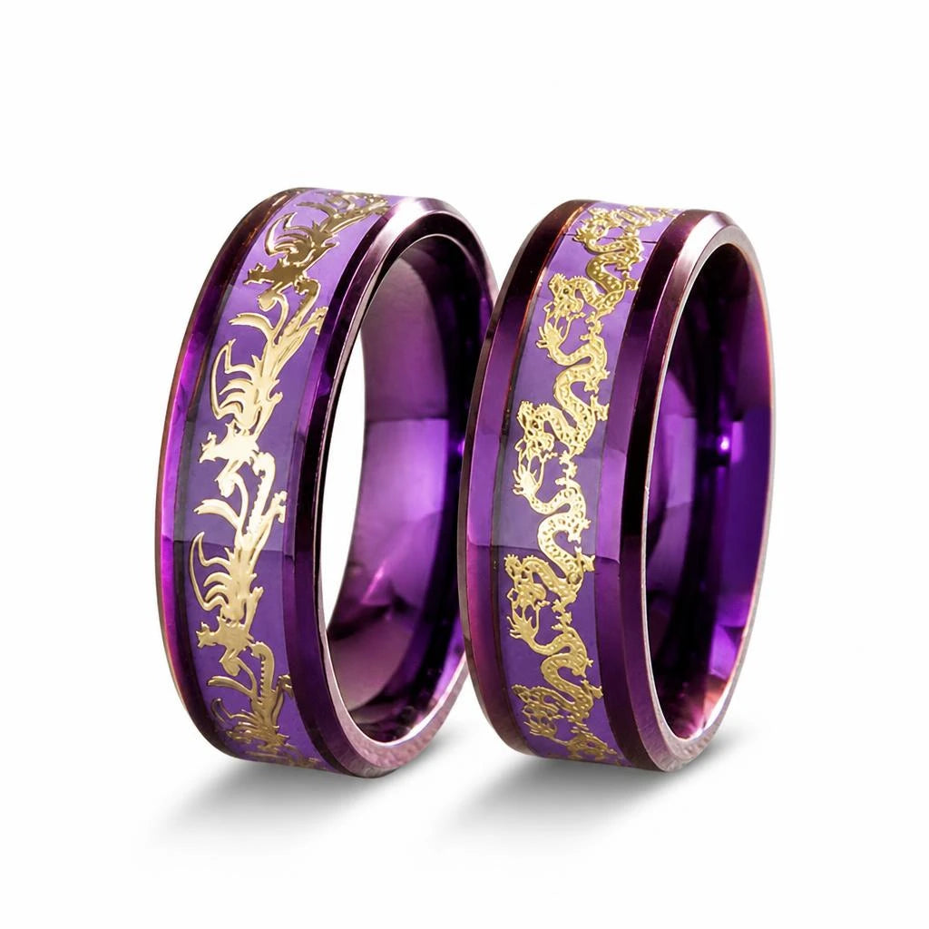 Bague Dragon Couple