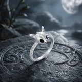 Bague Dragon Disney scintillante en argent 925