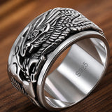 Bague Dragon Rotative argent 925