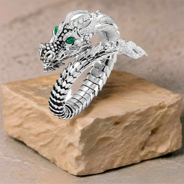 Bague Fantaisie Pierre Verte