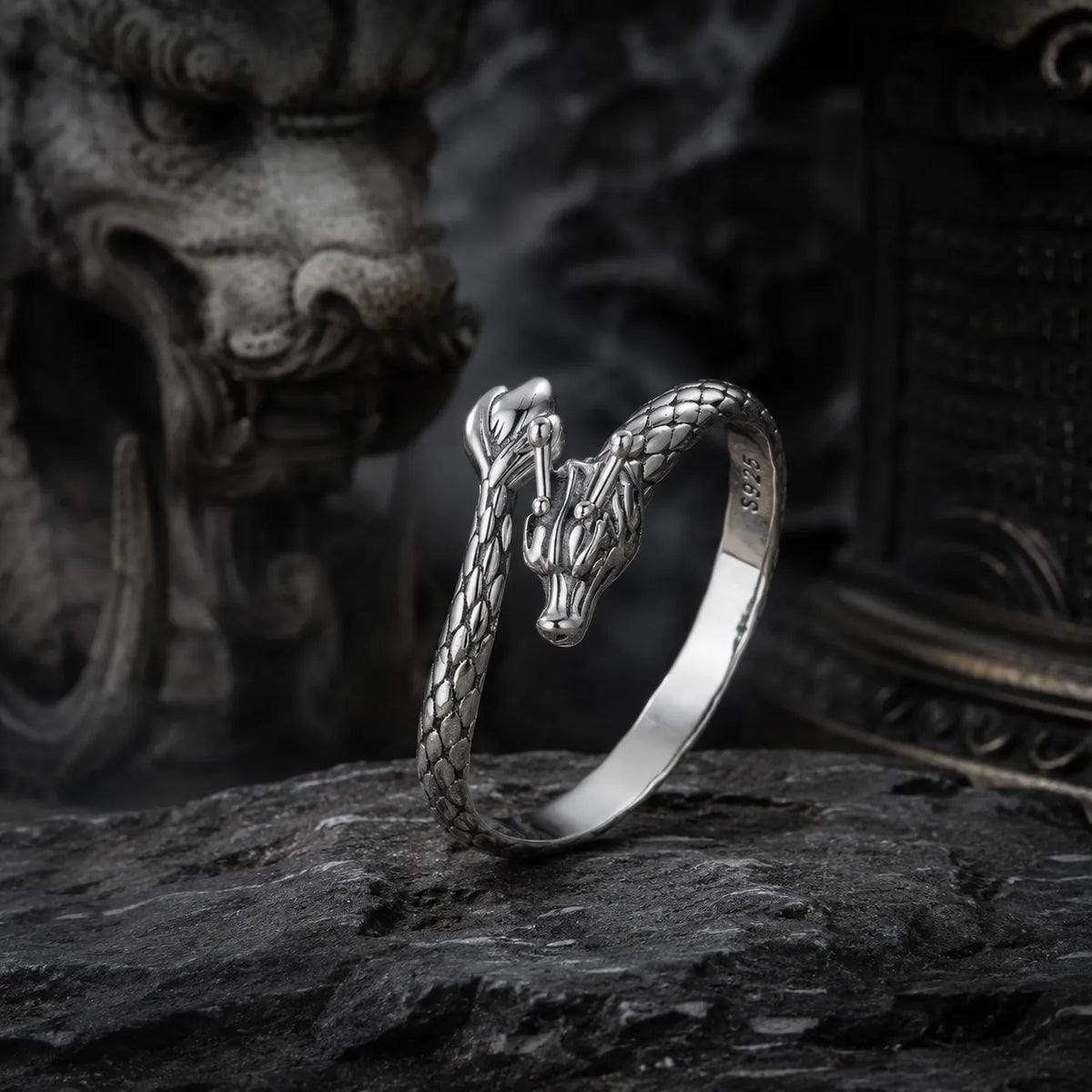 bague mariage dragon