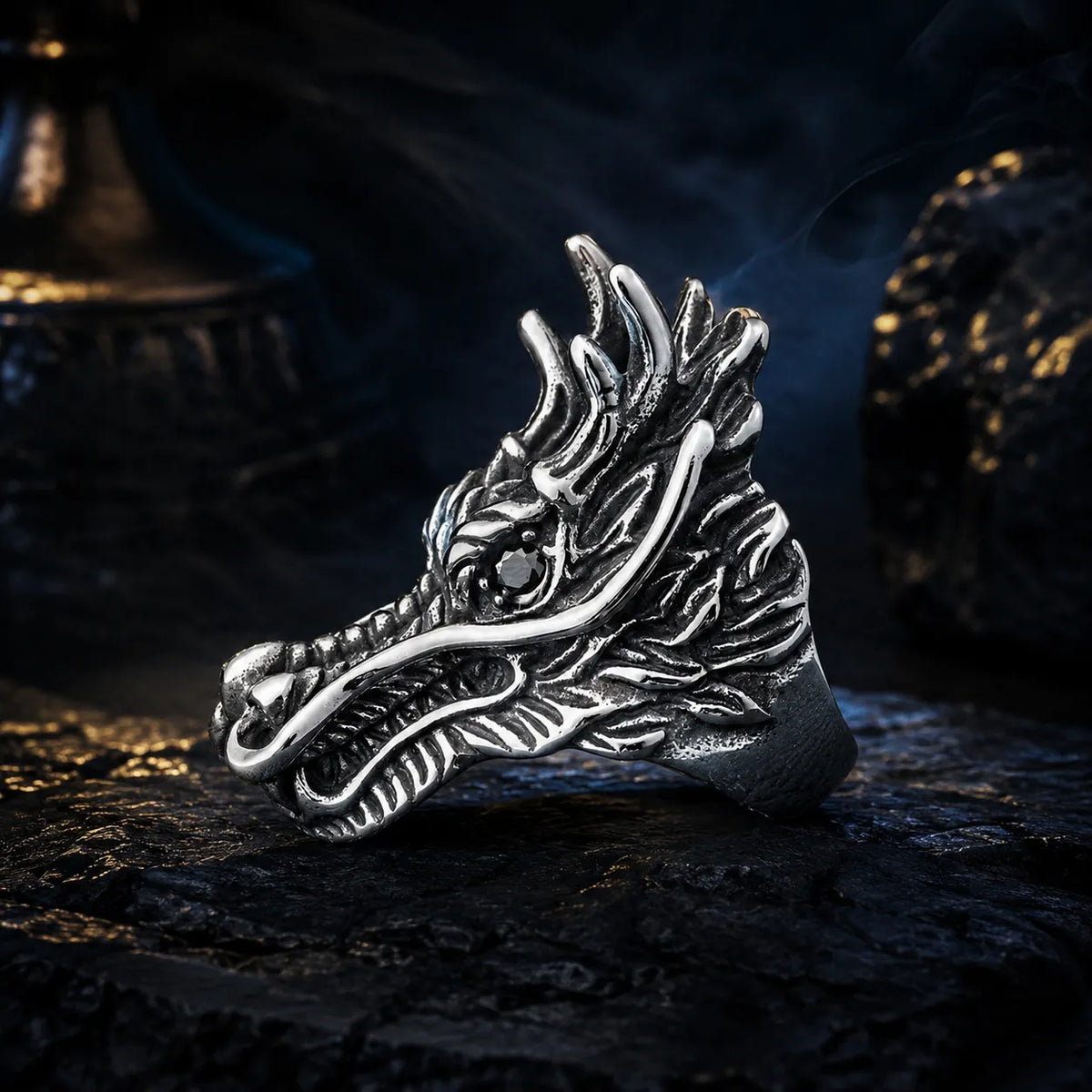 bijou dragon homme style fantasy sombre