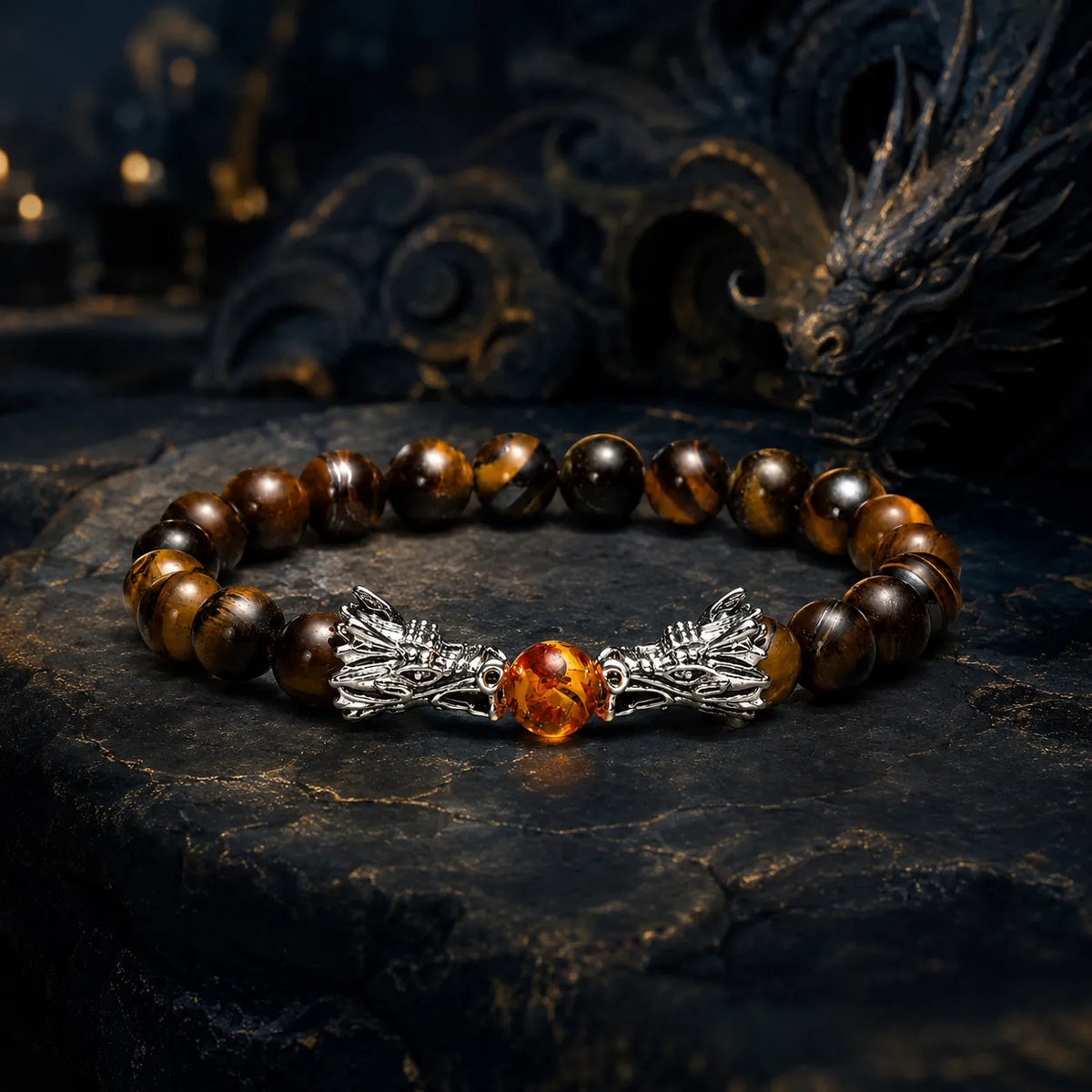 bijou dragon homme style rock fantasy
