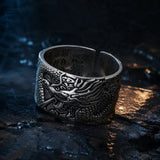 bijou fantasy homme argent sterling dragon