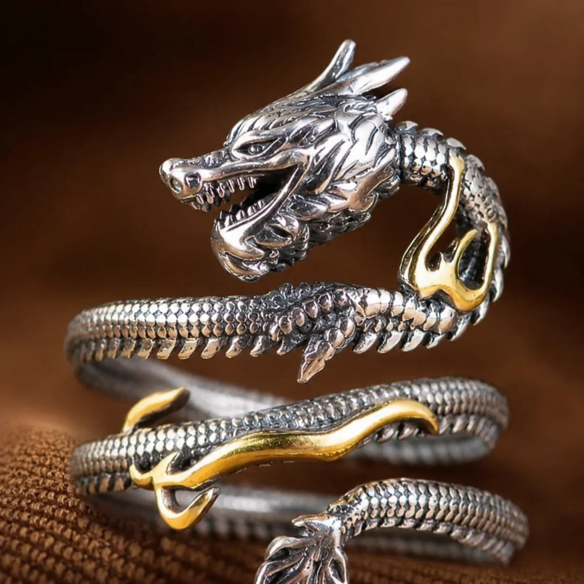 bijou fantasy homme dragon ajustable