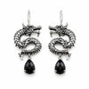 Boucles d'Oreilles Dragon Argent