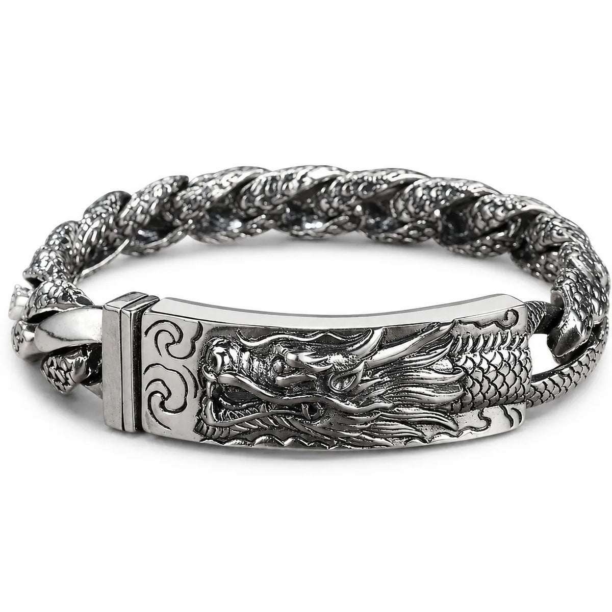 Bracelet Dragon Argent