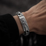 Bracelet Dragon Argent s925 maillons écailleux