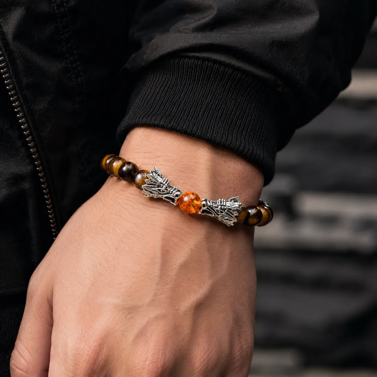 Bracelet Pierre du Dragon pierres naturelles