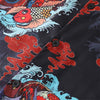 Chemise Dragon Hawaienne Noire