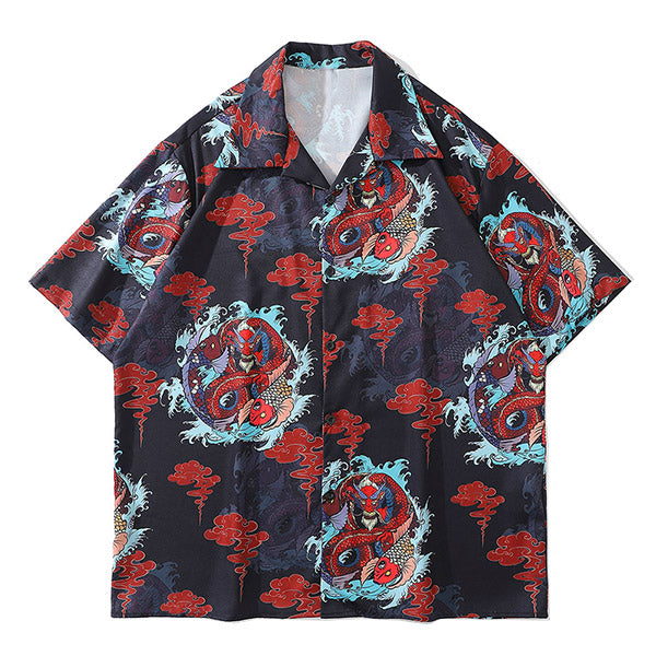Chemise Hawaienne Noire