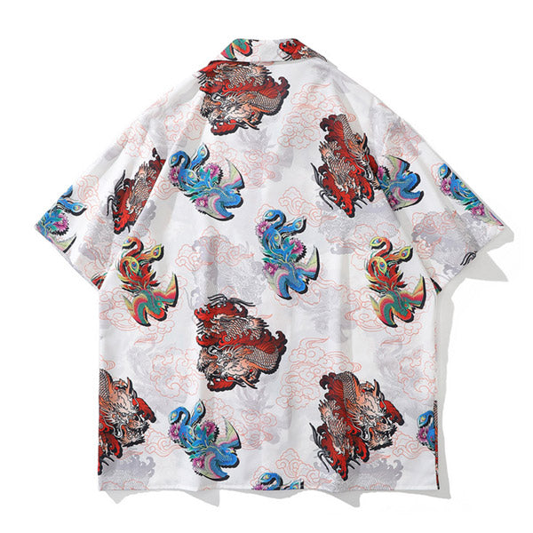 Chemise Dragon Motif Original Homme
