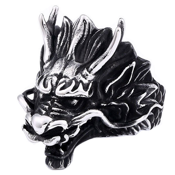 Chevalière Tête de Dragon