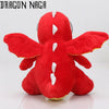 Peluche Dragon Rouge Gros Yeux