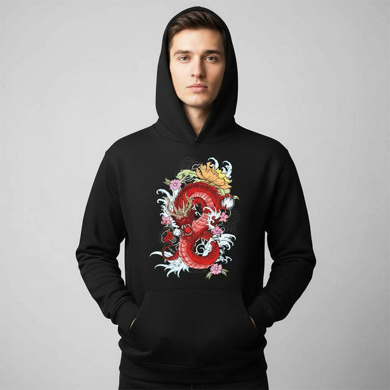 Sweat Imprimé Dragon