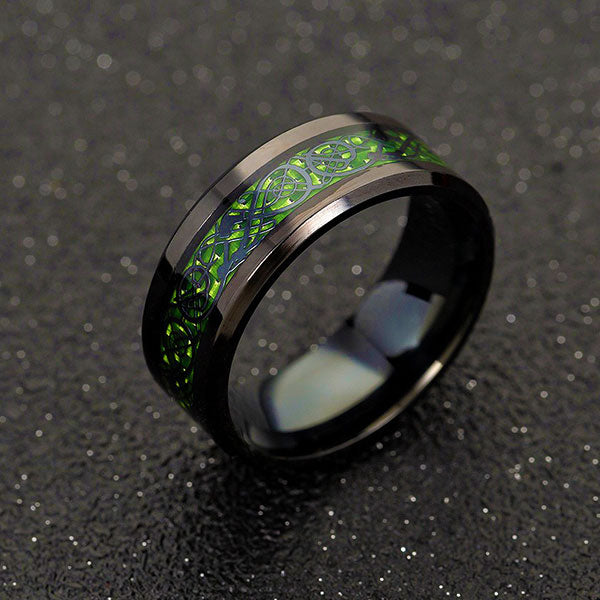 Bague Dragon Celtique