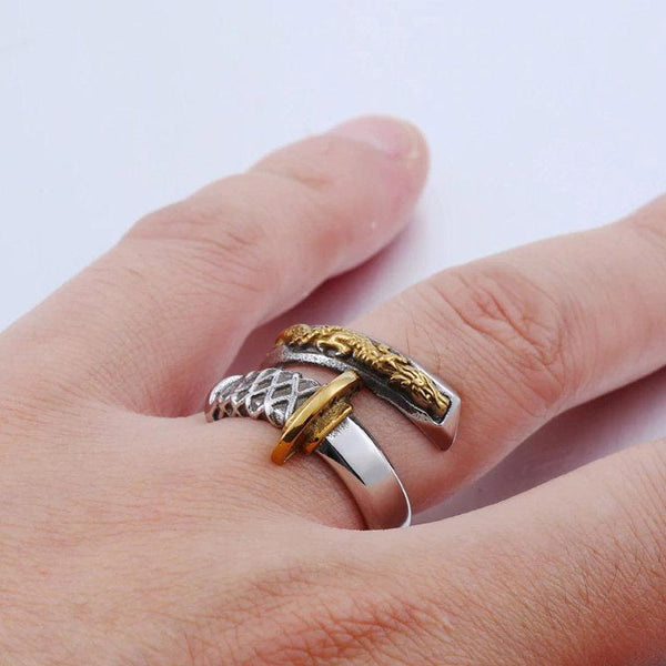 Bague Katana Samurai