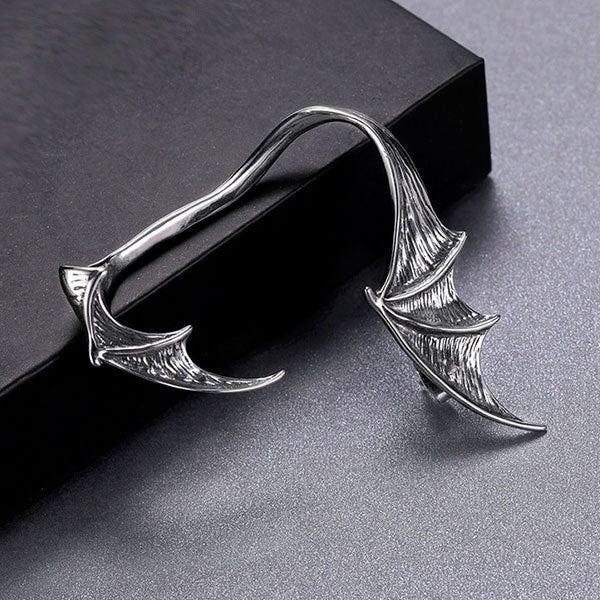 Boucle d'oreille dragon ailes