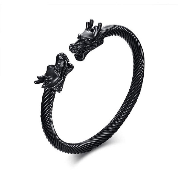 Bracelet Dragon Acier