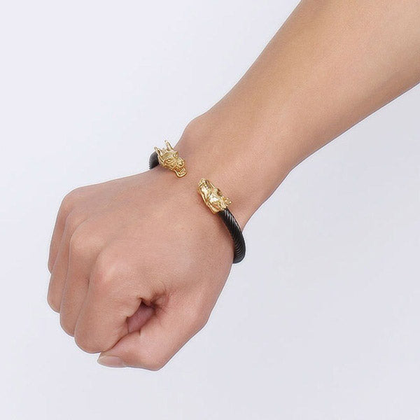 Bracelet Dragon Homme (Acier)