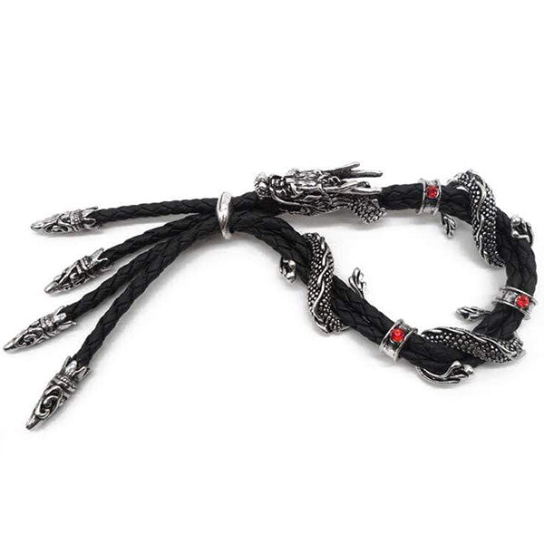 Bracelet Dragon Japonais Cuir