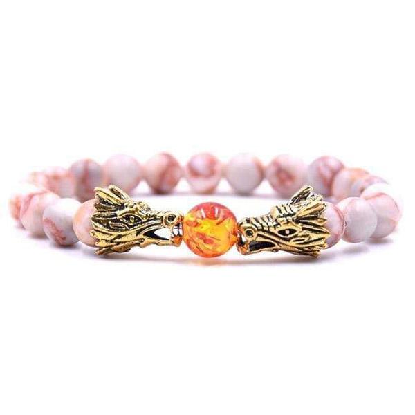 Bracelet Pierre Du Dragon Rose
