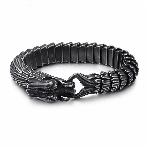 Bracelet Tête de Dragon Mat