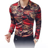 Chemise Avec Dragon Homme