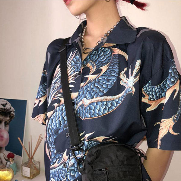 Chemise Dragon Femme