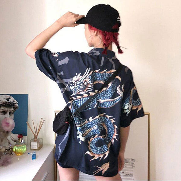 Chemise Dragon Femme