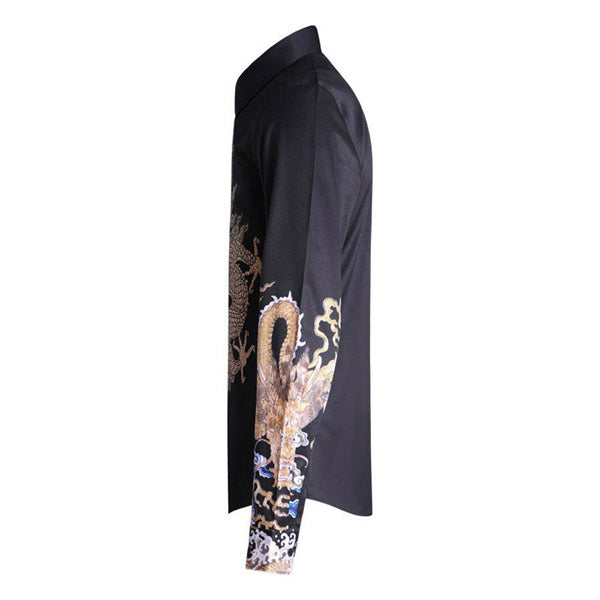 Chemise Dragon Noir