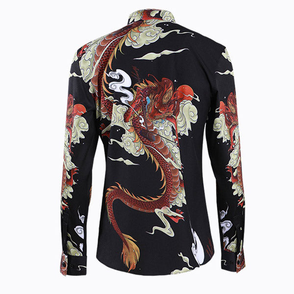 Chemise Dragon Rouge