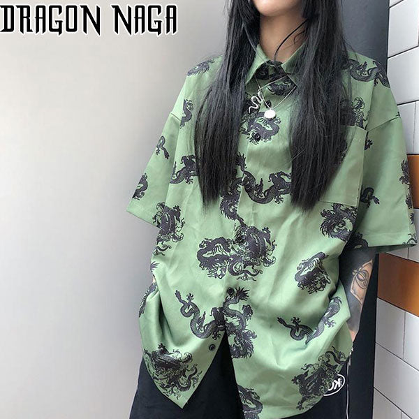 Chemise Imprimé Dragon