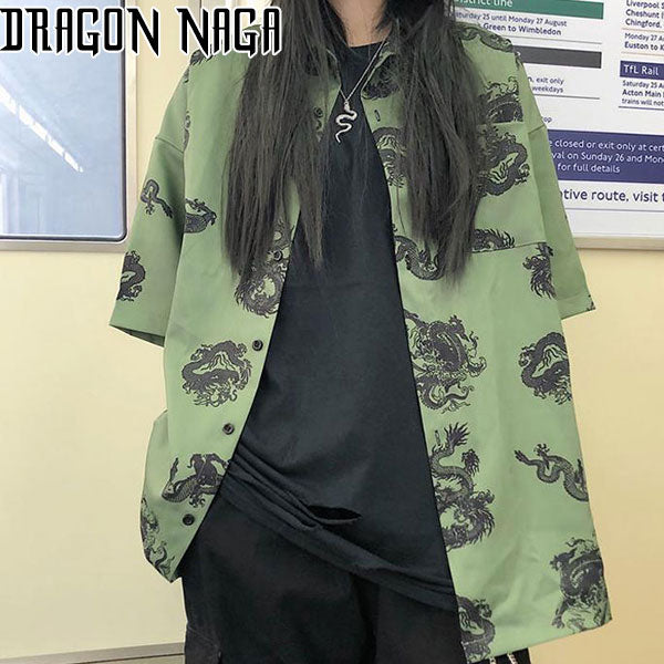 Chemise Imprimé Dragon