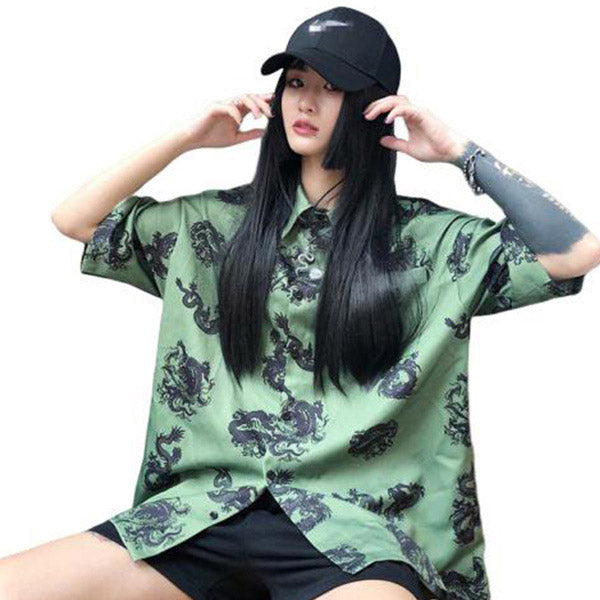 Chemise Imprimé Dragon