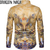 Chemise Motif Dragon