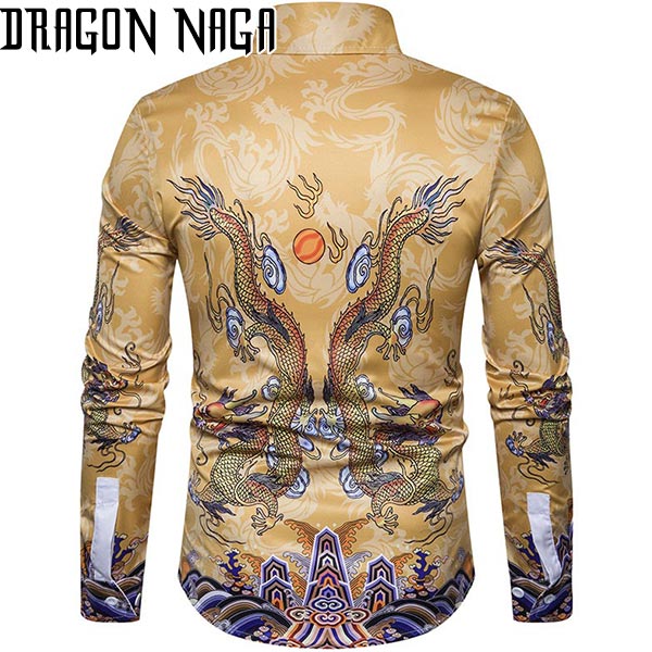 Chemise Motif Dragon