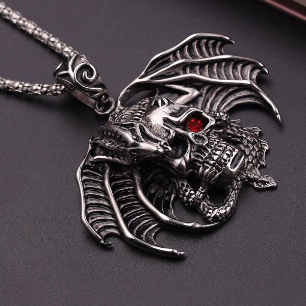Collier Avec Dragon Ailé