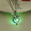 Collier Lumineux Femme Vert