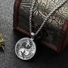 Collier Pendentif Dragon Double