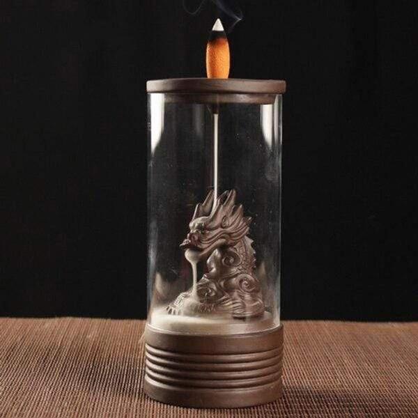 Porte Encens Vertical Dragon