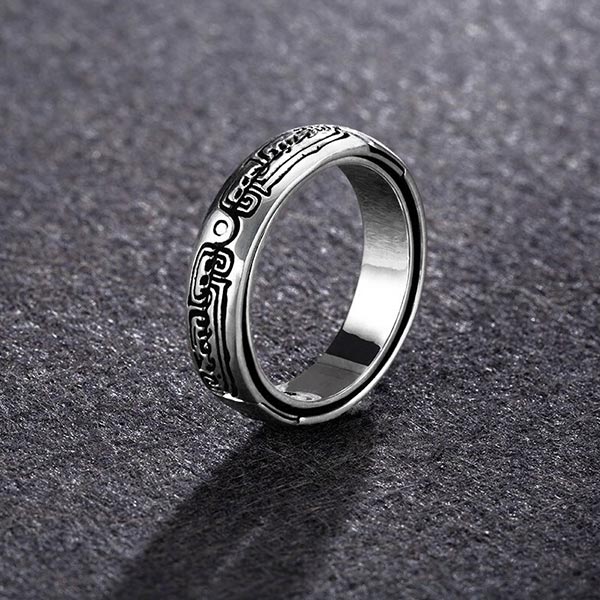 Bague Dragon 3 Anneaux (Argent)