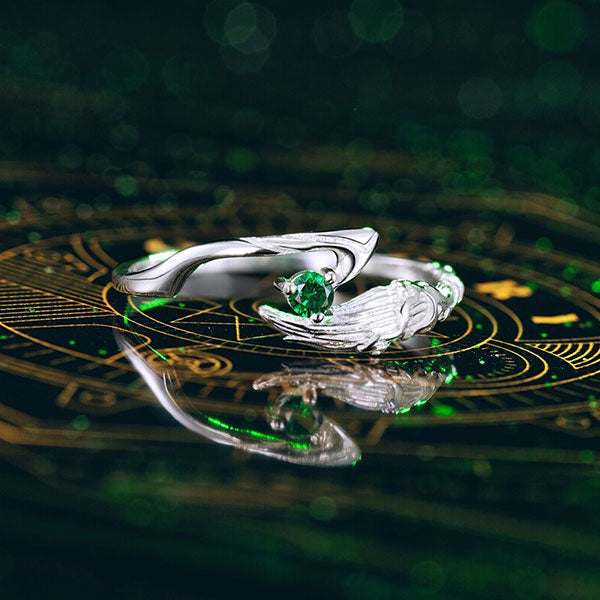 Bague Aile d'Oiseaux Argent