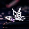 Bague aile de papillon