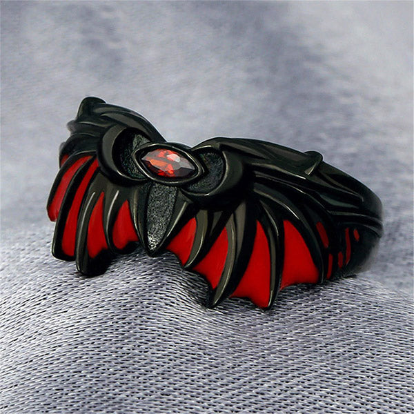 Bague Dragon Anime Ailes Noires