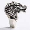 Bague argent dragon