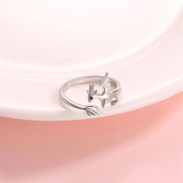 Bague Argent Femme Ajustable