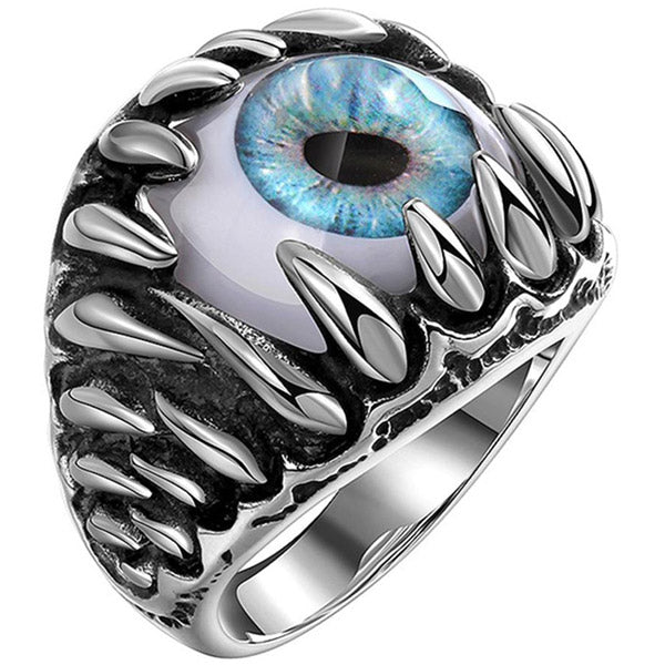 Bague Avec Oeil Bleu